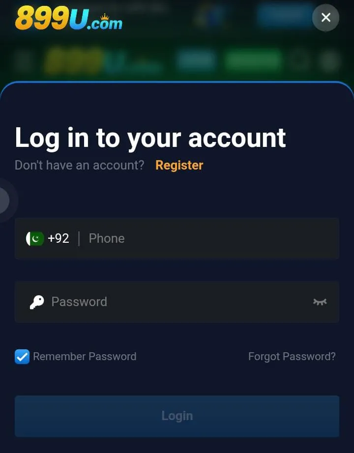 899u game login