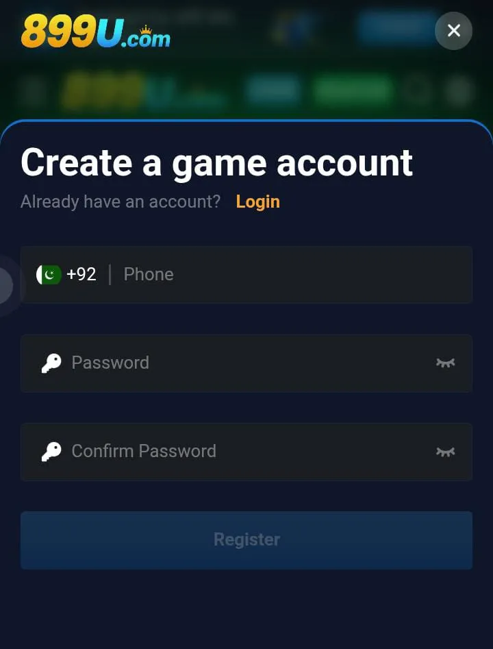 899u game register