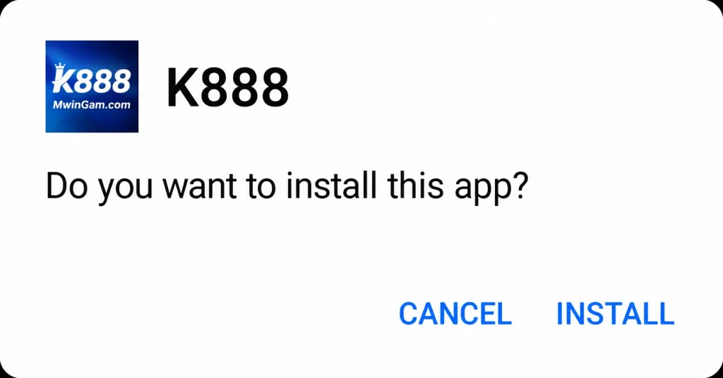 k888 install