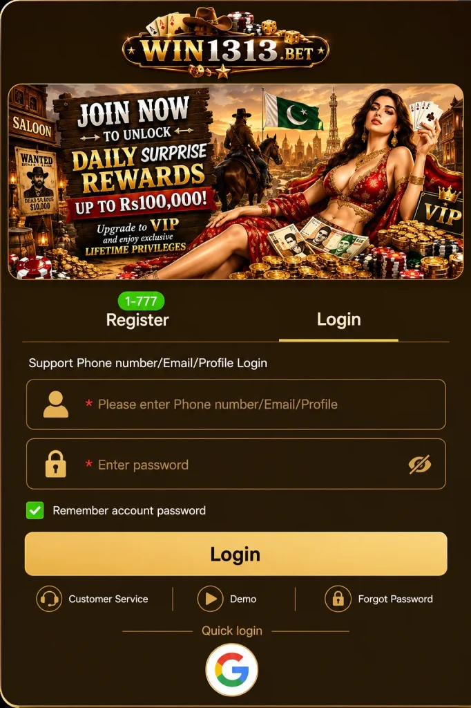 win1313 login game